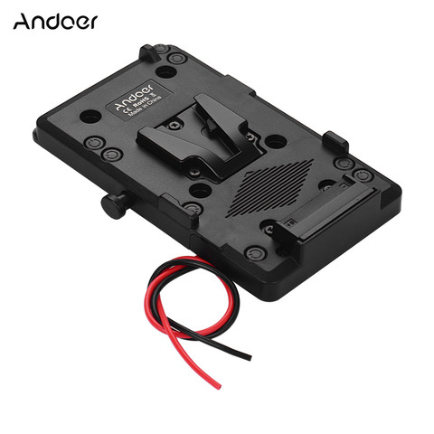 Andoer-Adaptador de placa con salida d-tap para Sony v-mount v-lock batería externa para cámara DSLR, videocámara, luz de vídeo ► Foto 1/6