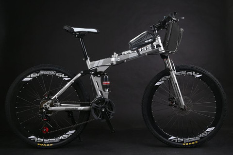 Bicicleta eléctrica de montaña de 1000W y 26 pulgadas, bici con batería de litio de 48V y 15ah, Motor plegable de 1000W ► Foto 1/6