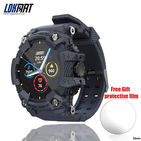 LOKMAT-reloj deportivo inteligente ATTACK, con Bluetooth, Monitor de ritmo cardíaco, resistente al agua, para Android e IOS ► Foto 1/6