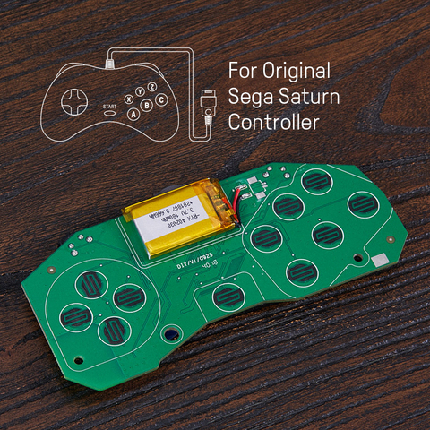 8BitDo Mod Kit Original para Sega Saturn Bluetooth Gamepad para Original MD controlador para Windows Android macOS interruptor de Nintendo ► Foto 1/6