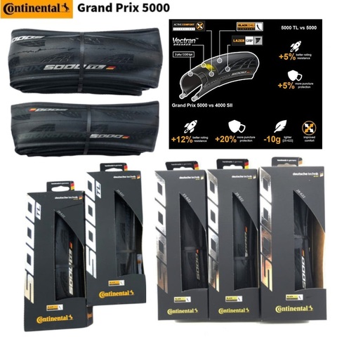 Continental Grand Prix-neumáticos plegables para bicicleta de carretera, 5000/GP5000 700 23c 25c 28C, 5000TL 700x32C ► Foto 1/6