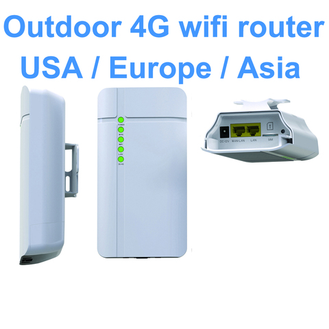 GC112, enrutador 4G CPE para exteriores, resistente al agua, enrutador WiFi CAT4 LTE, Tarjeta SIM 3G/4G para cámara IP, cobertura exterior WiFi ► Foto 1/4