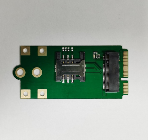 Adaptador NGFF a Mini Pcie con ranura para tarjeta SIM, tarjeta de transferencia M.2 a PCIE para módulo 3G, 4G, LTE, 5G, SIM8200EA, SIM8202G, LN940, EM7565 ► Foto 1/3