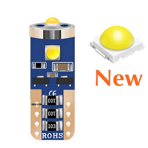 1 piezas nuevo T10 W5W WY5W 501 de 2825 de alta calidad 168 CREE Chips LED luces del coche Auto marcador lámpara cuña cola lado bulbo blanco rojo amarillo ► Foto 1/6