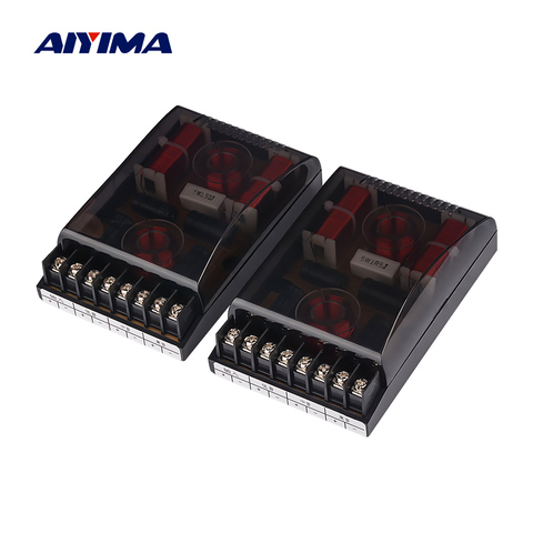 AIYIMA 2 uds 3 150W coche Cruce de Audio Tweeter intermedios Woofer los altavoces de coche de frecuencia de filtro divisor para altavoces de Audio de DIY ► Foto 1/6