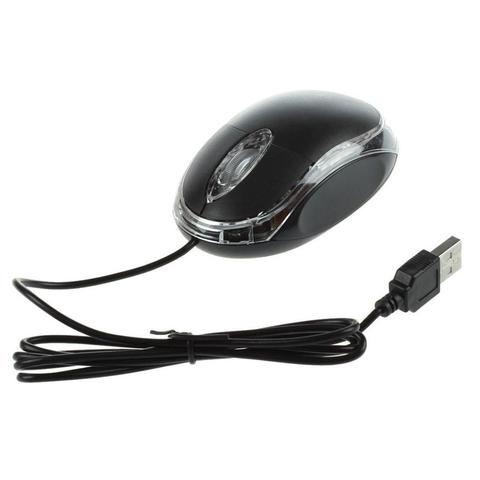 Ratón óptico de rueda de desplazamiento con cable USB para ordenador, PC, escritorio, portátil, Mini ► Foto 1/5