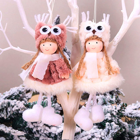 2022 Año nuevo regalo lindo muñeca de Ángel de Navidad ornamento de árbol de Navidad Noel Deco Navidad decoración para Casa Natal de Navidad 2022 Decoración ► Foto 1/6