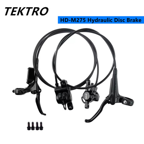 TEKTRO HD-M275 freno de disco hidráulico para bicicleta de montaña, frenos delanteros y traseros, 900/1600mm ► Foto 1/6