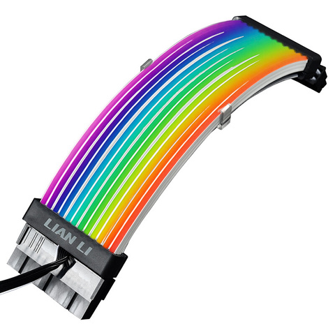 LIANLI Strimer Plus 5V A-RGB Cable de extensión de alimentación uso para la placa base Atx 24PIN PCI-E GPU 8PIN + 8PIN/Cable de transferencia ► Foto 1/6