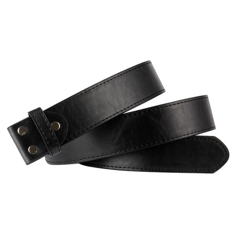 Cinturón de piel sintética para hombre, accesorios de cinturón DIY, sin hebilla, 3,8 cm ► Foto 1/6