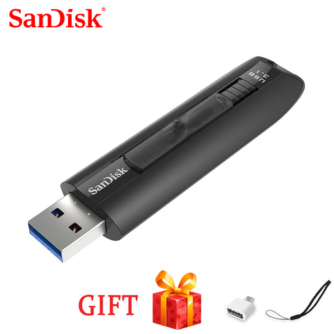 SanDisk MIni extremo USB Flash Drive 128GB USB 3,1 Pen Drive 64GB Pendrive USB Stick Dispositivo de almacenamiento de disco de U SDCZ800 CZ800 ► Foto 1/6