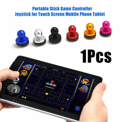 Palo portátil controlador de juego Joystick para pantalla táctil del teléfono móvil juego de Tablet botón de disparo controlador de juegos para teléfono nuevo ► Foto 1/6