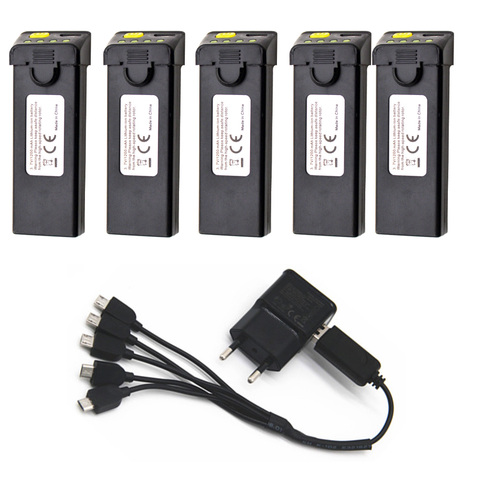 Batería con cargador para Dron GD89 GW89 GF86 M65 Z20, 3,7 V, 1200mah, lipo, ANU GF86, para EXA GD89, piezas de juguete ► Foto 1/6