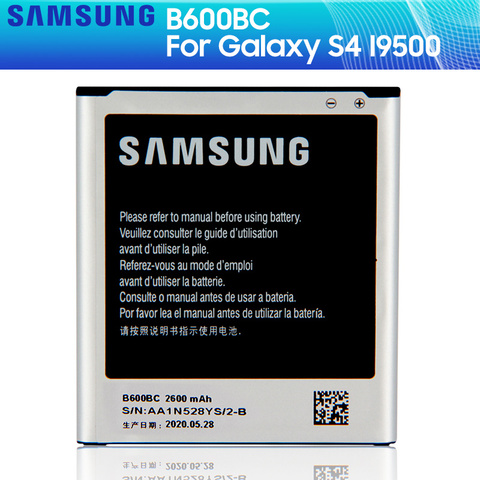 SAMSUNG batería Original B600BC B600BE B600BKFor Samsung GALAXY S4 I9500 I9502 i9295 GT-I9505 I9508 I959 i337 i545 i959 2600mAh ► Foto 1/6