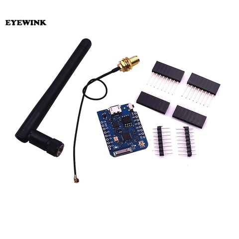 Para WEMOS D1 Mini Pro 4M 16M Bytes conector de antena externa NodeMCU ESP-8266EX CP2104 Placa de desarrollo WIFI Micro USB ► Foto 1/3