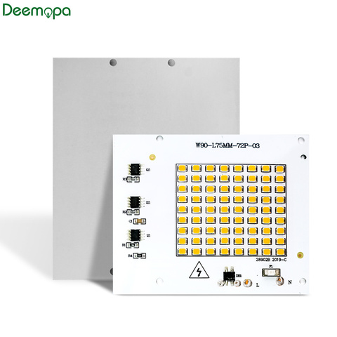 Chip de lámpara LED SMD2835, cuentas de luz AC 220V-240V, 10W, 20W, 30W, 50W, 100W, bricolaje, para reflector exterior, blanco frío, blanco cálido ► Foto 1/6