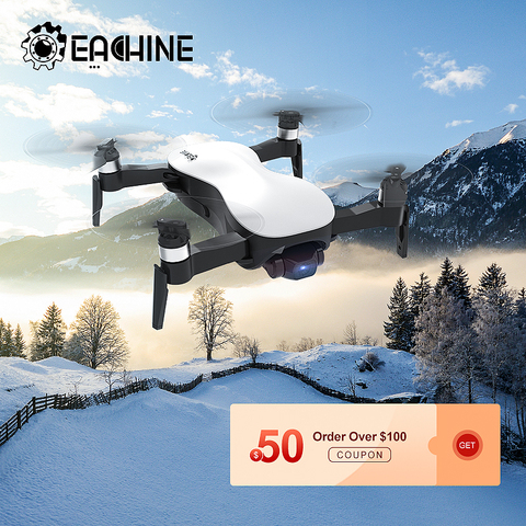 Eachine EX4 Drone con cámara 5G WIFI 1,2 KM FPV GPS HD 4K cámara de 3 ejes cardán 25 minutos tiempo de vuelo con bolsa RC Quadcopter del X12 ► Foto 1/6