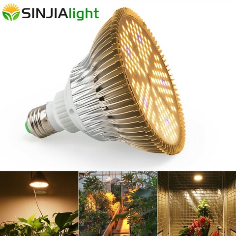Luz LED blanca cálida de 100W para cultivo, lámpara Led de 150LEDs para plantas, flores, jardín Vegs E27 ► Foto 1/6