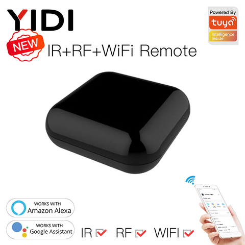 2022 nuevo WiFi RF IR Control remoto Universal controlador RF aparatos electrodomésticos Tuya vida inteligente aplicación de Control de voz a través de Alexa de Google ► Foto 1/1