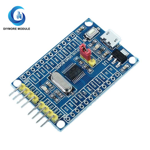 Placa de desarrollo de sistemas mínima STM32F030F4P6, CORTEX-M0, 32 bits, 48 MHz, micrófono, interfaz de programación USB ISP/SWD ► Foto 1/1