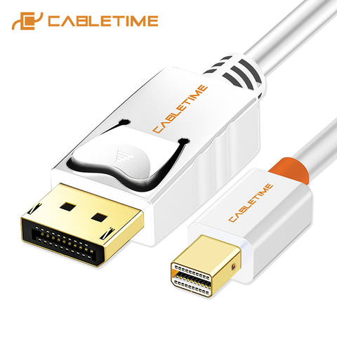 CABLETIME Mini DisplayPort a Cable DisplayPort DP 4K HD Cable Mini DisplayPort DP para portátil Macbook C053 ► Foto 1/6