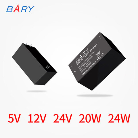 AC-DC Módulo de aislamiento de voltaje Buck DIP módulo del interruptor de la fuente de alimentación 110V 220V a 5V 9V 12V 24V 4A 24W AM21-24W12V / 24V ► Foto 1/3