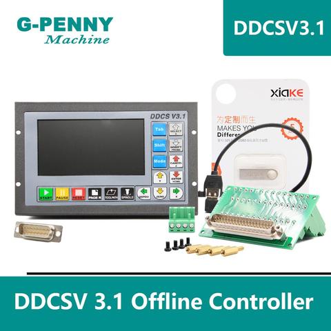 ¡Envío gratis! Controlador CNC, tarjeta de control fuera de línea, 3 ejes, 4 ejes, DDCSV3.1, para máquina de grabado Con Enrutador CNC ► Foto 1/6