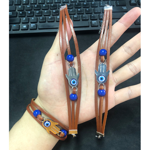 Pulsera de Ellie Dina de juego The Last of Us, 2 partes, Cosplay, Ojo del diablo, cuentas azules, regalo de seguidor, Colección, accesorios para disfraz ► Foto 1/6