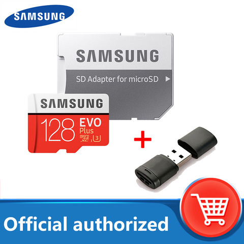 SAMSUNG tarjeta Micro SD de 128GB Clase 10 tarjeta de memoria EVO + EVO Plus microSD 512GB 256GB 64GB Tarjeta de 8GB TF cartao de memoria ► Foto 1/6