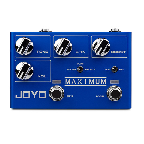 JOYO R-05 Pedal máximo de efectos de guitarra Overdrive Wild Overdrive y largo efecto de mantenimiento, Mini pedal de guitarra, accesorios de bajo ► Foto 1/6