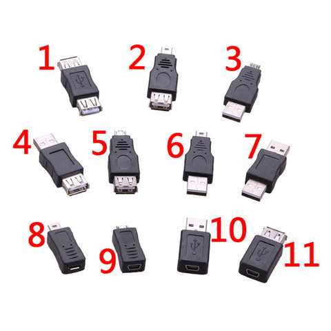 Mini usb OTG 5Pin F/M, adaptador cambiador, convertidor USB macho a hembra Adaptador Micro USB 2,0, dispositivos, convertidor de teléfono ► Foto 1/2