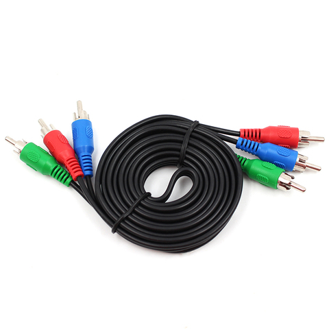 Componente YPbPr Cable de vídeo estándar para Blue Ray DVD proyector HDTV dispositivos de TV 1,5 M con buena calidad ► Foto 1/5