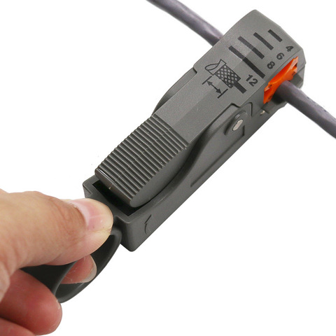 Pelacables automático de multi-cable de función stripper cable herramienta de pelado de cables herramienta de prensado con una llave hexagonal ► Foto 1/3