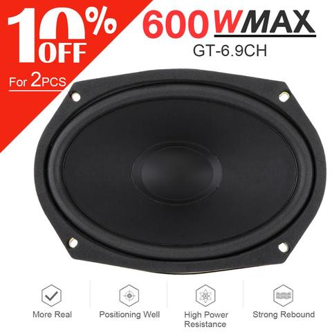 Altavoz Coaxial para puerta de coche, dispositivo de Audio de coche, música estéreo, frecuencia de rango completo, Hifi, 6x9 pulgadas, 600W, 1 ud. ► Foto 1/6