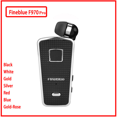 2022 Fineblue F970 Pro Mini portátil en-oído 10 horas Bluetooth 5,0 cuello clip telescópico tipo de deporte del auricular de vibración ► Foto 1/6