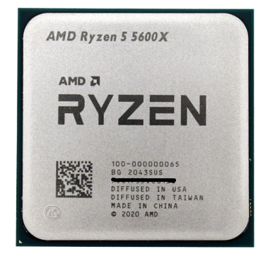 AMD-procesador de CPU Ryzen 5 5600X R5 5600X de 3,7 GHz, 6 núcleos, 12 hilos, 7NM, 65W, L3 = 32M, 100-000000065, enchufe AM4, nuevo pero sin enfriador ► Foto 1/1