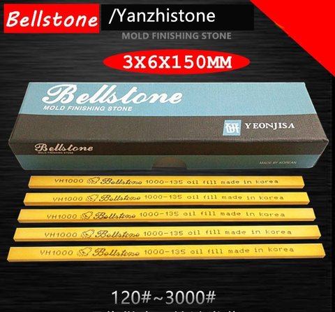 BellStone-afilador de piedra de aceite, 3x6x150mm, molde de pulido de alta calidad VH ► Foto 1/5