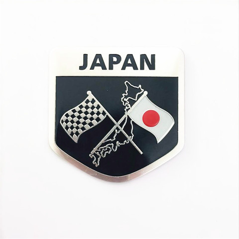 Pegatinas para automóvil con emblema, bandera nacional japonesa ► Foto 1/4