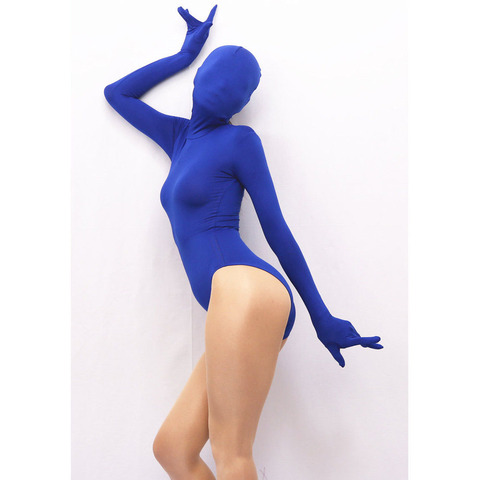 Body de manga larga de talla grande para mujer, traje de media capa para espectáculo de teatro, Cosplay, medias de una pieza, Zentai ► Foto 1/6