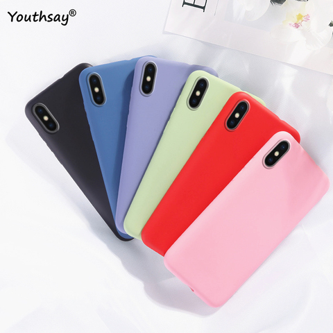 Funda de silicona suave para Xiaomi Redmi 9A, carcasa de goma de Color caramelo para Redmi Note 9 9A 9C Mi Poco X3 M3 10T ► Foto 1/6