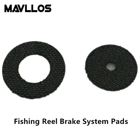 Mavllos-almohadillas de sistema de freno de fibra de carbono para carrete de pesca, carretes giratorios para Daiwa Abu, accesorio de pesca DIY ► Foto 1/1