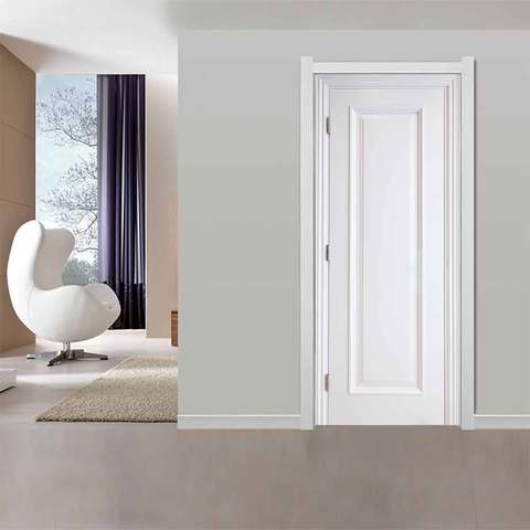 Pegatinas de puerta de color blanco puro para decoración del hogar, vinilo decorativo autoadhesivo impermeable para renovación de habitaciones, imitación de puertas clásicas ► Foto 1/6