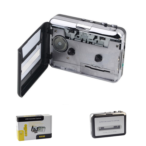 Venta caliente de la Cinta de Cassette del USB Convertidor de Casete a MP3 Convertidor Cassette-to-MP3 captura de Audio Music Player para PC Portátil ► Foto 1/6