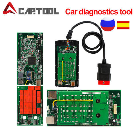 Herramienta de diagnóstico OBD2 para coches y camiones, escáner de código automático con USB/Bluetooth, 2022 R3 2015 R1, keygen, el mejor de 2016 ► Foto 1/6