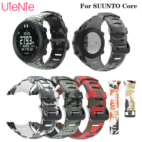 Para SUUNTO core camuflaje Correa SUUNTO core frontera/inteligente de silicona de deportes correa de repuesto para pulsera accesorio ► Foto 1/6