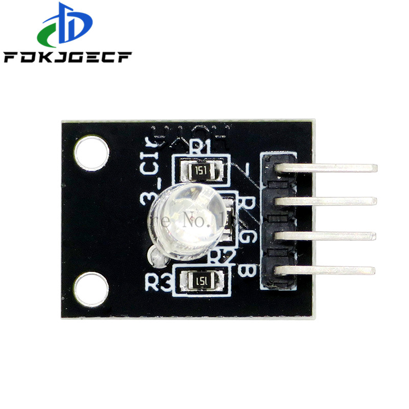 Módulo de Sensor LED RGB de 3 colores, KY-016 de 4 pines, 3 colores, 10 ...