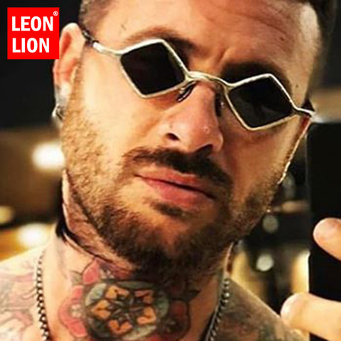 LeonLion 2022, pequeñas gafas de sol Retro para hombres, gafas de sol Vintage para hombres/mujeres, gafas de sol de alta calidad para hombres, gafas de sol de diseñador para hombre ► Foto 1/6