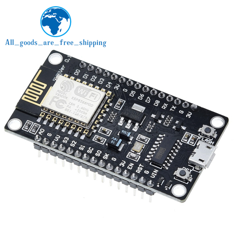 Módulo inalámbrico NodeMcu v3 CH340 Lua WIFI Internet of Things Placa de desarrollo ESP8266 con antena pcb y puerto usb para arduino ► Foto 1/6