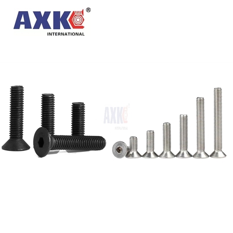 5-50 Uds llave Allen la Din7991 M2 M2.5 M3 M4 M5 M6 de acero inoxidable 304 o negro hexagonal plana tornillo de cabeza avellanada ► Foto 1/1