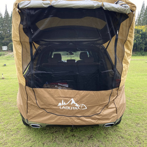 Camión sol carpa refugio SUV tienda Auto dosel portátil tienda remolque Camper en la azotea del coche toldo de Camping al aire libre 2022 ► Foto 1/6